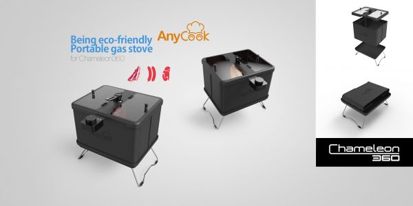 Being eco-friendly Portable gas stove for Chameleon360